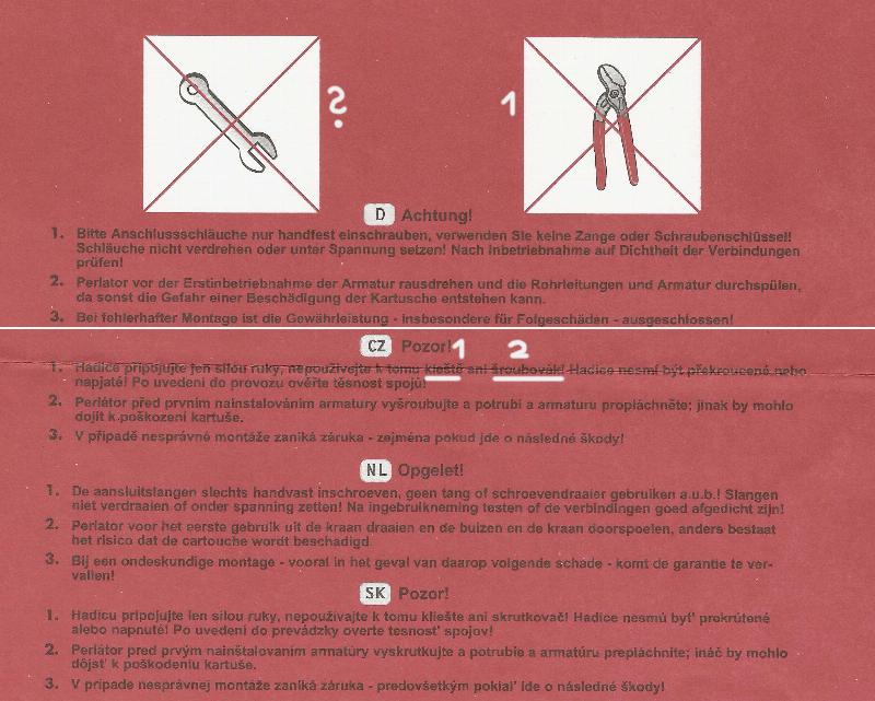 Upozornění Upozornění