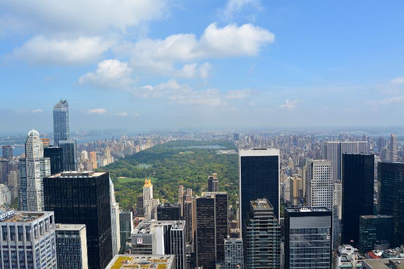 Central Park z Top of the Rock